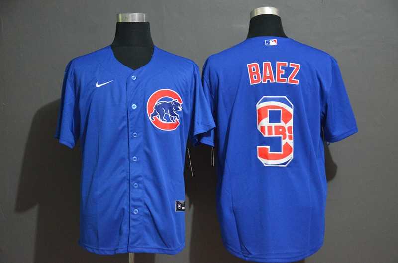 Cubs 9 Javier Baez Royal 2020 Nike Cool Base Fashion Jersey,We sell and wholesale Cubs 9 Javier Baez Royal 2020 Nike Cool Base Fashion Jersey on line form chian!